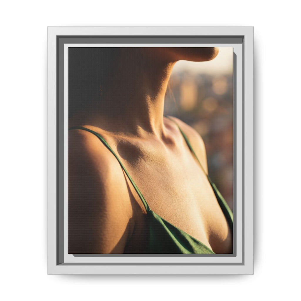 Framed Matte Canvas - Sunlit Muse