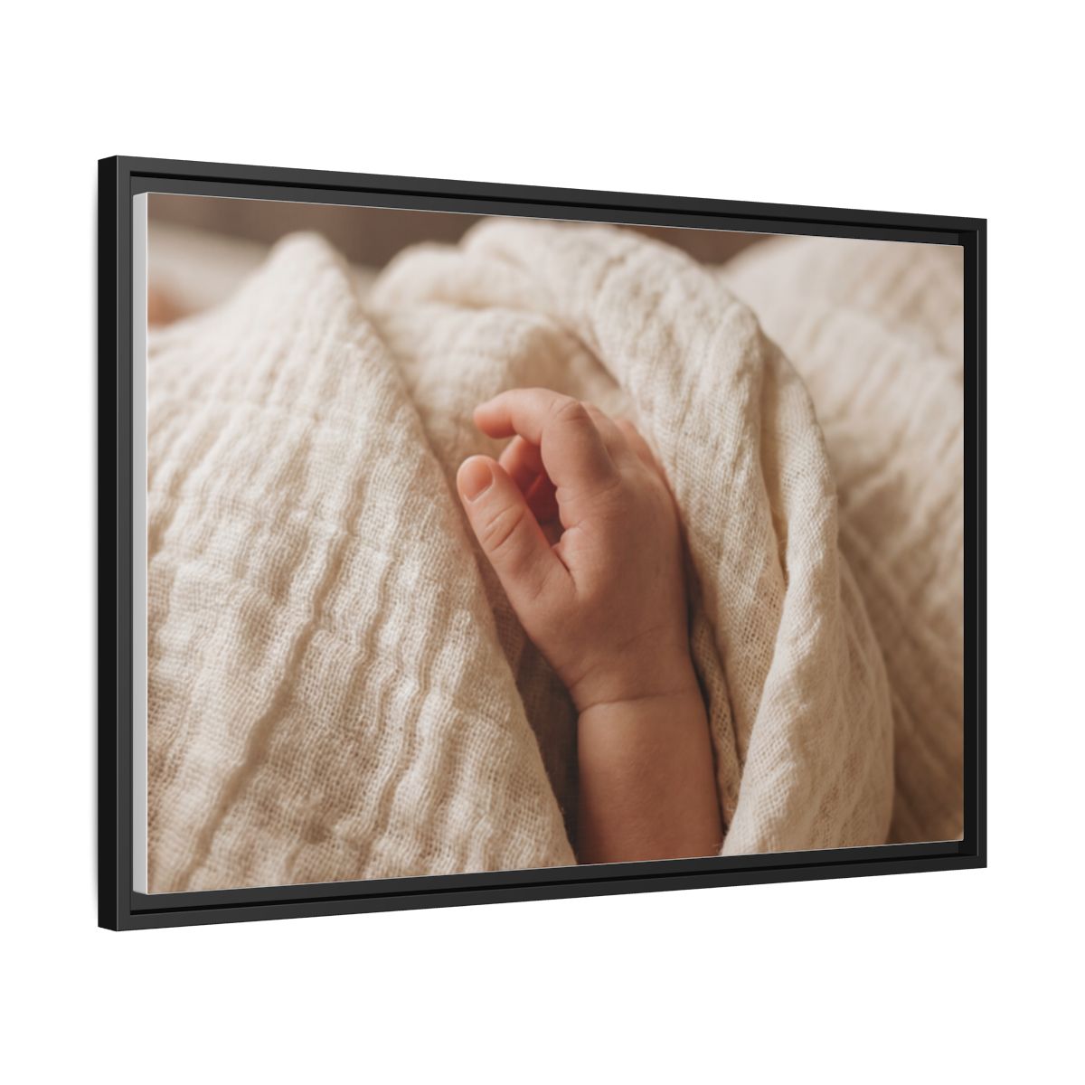 Framed Canvas - Minimalist Decor — Black / 1.25"
