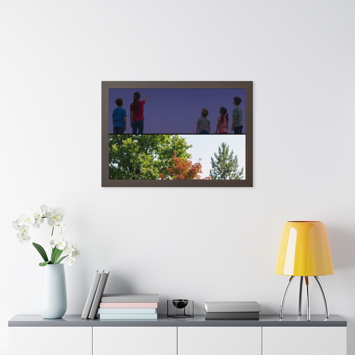 Framed Horizontal Poster - Stardust & Forest Discovery —......