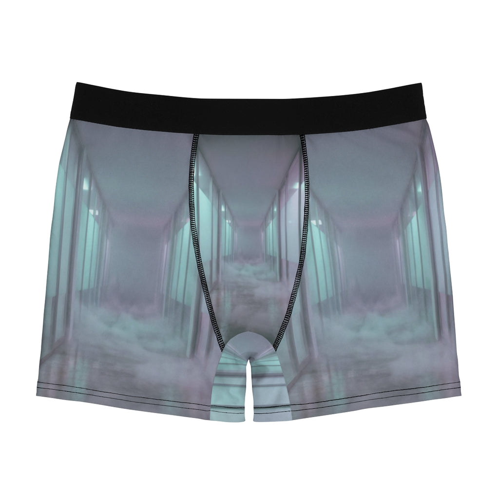 Men's Boxer Briefs - Liminal Corridor Fog Art Print |...