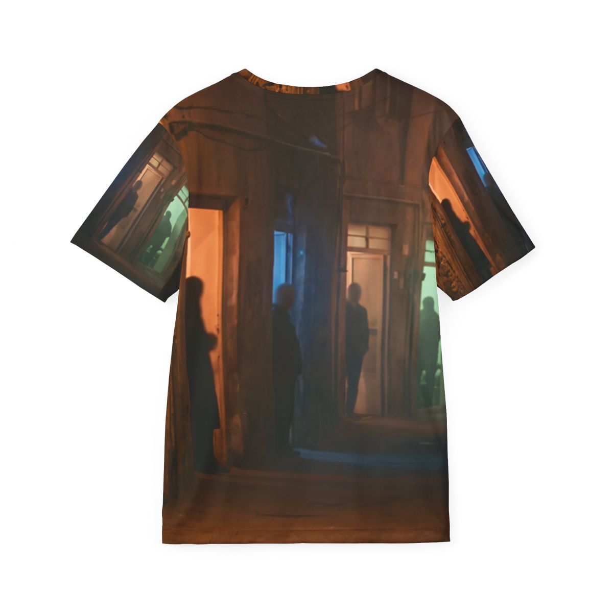 Men's Sports Jersey - Shadowed Alleyway Mystery Art Print |...