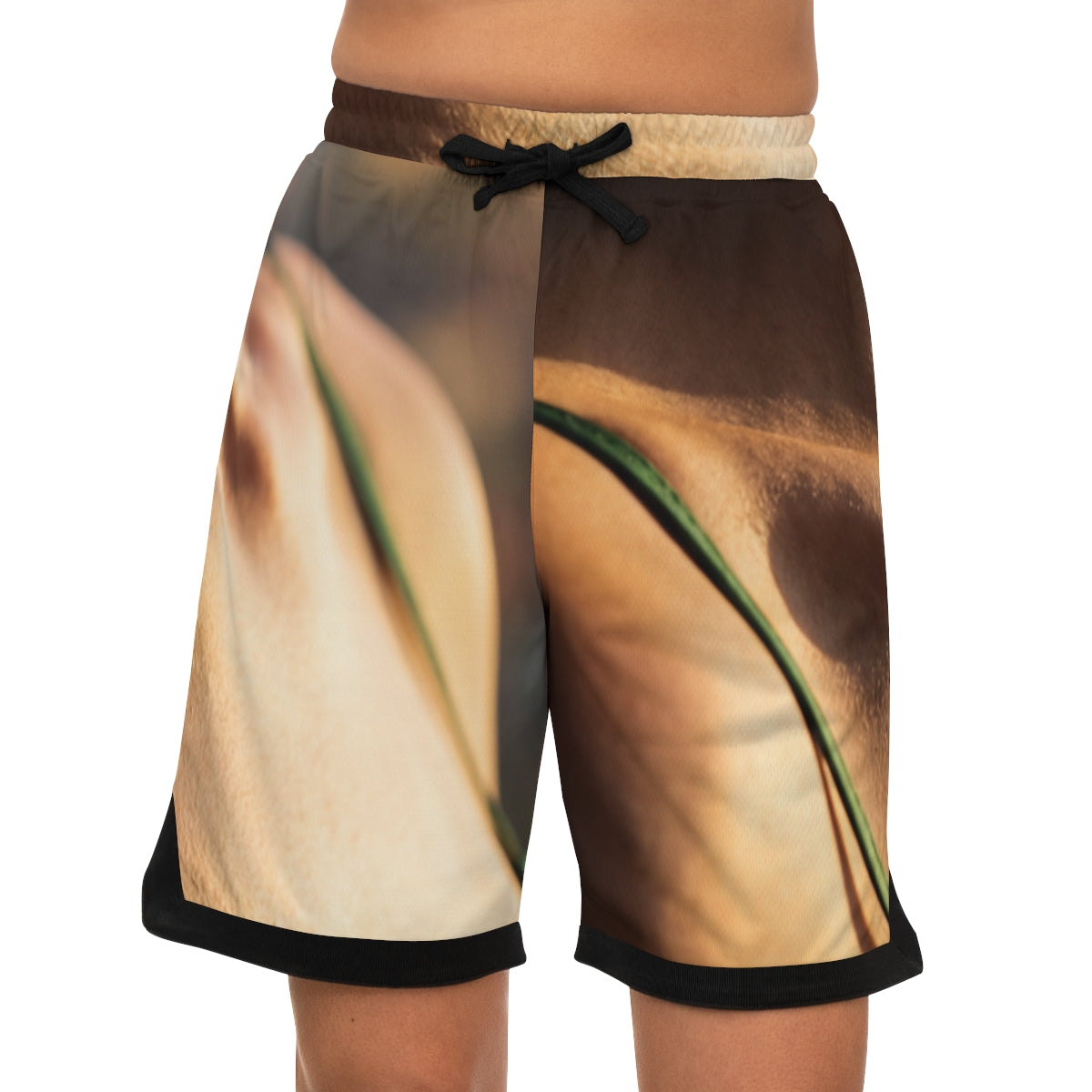 Basketball Rib Shorts - Cinematic Court Style