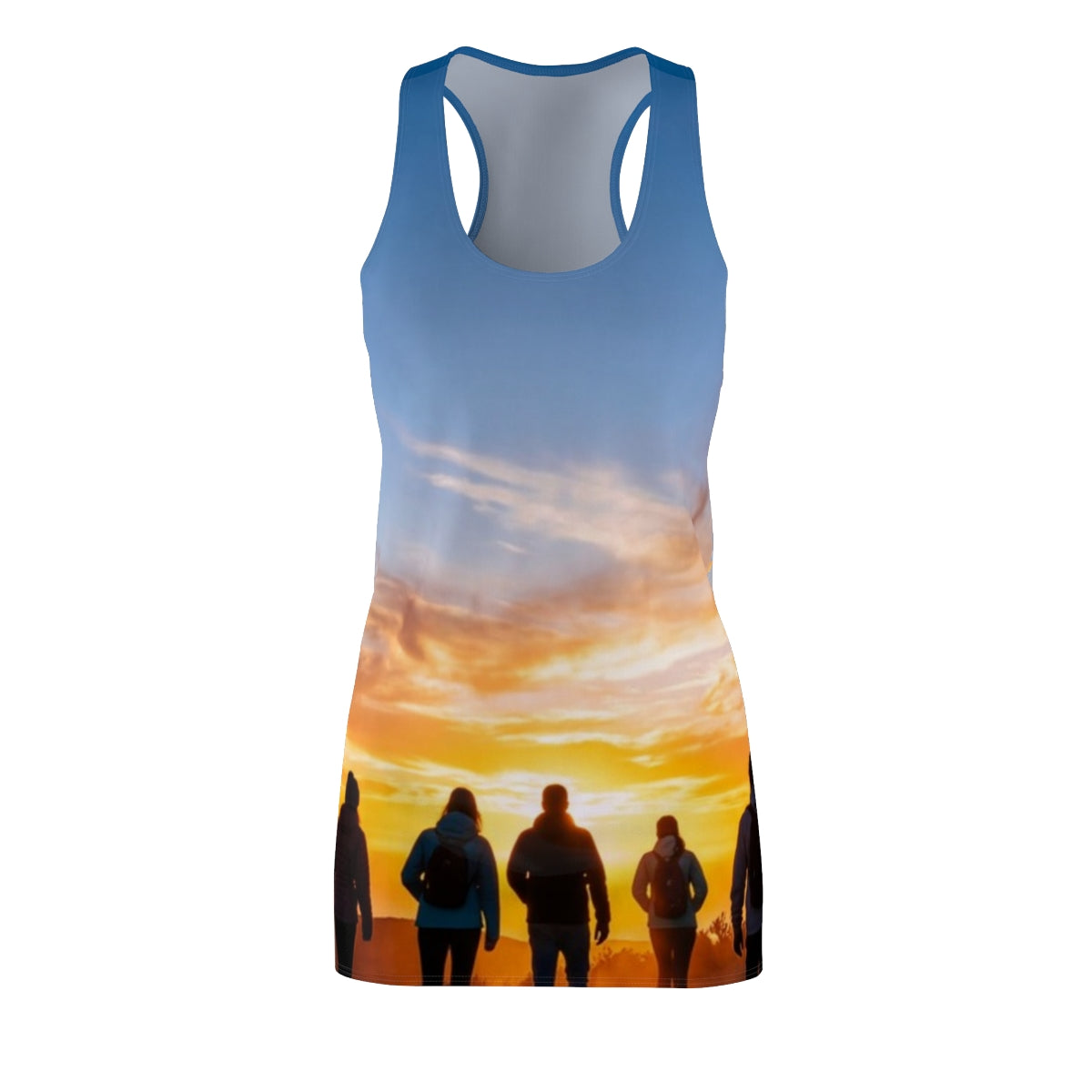Women's Cut & Sew Racerback Dress - Golden Mountain Ridge |...