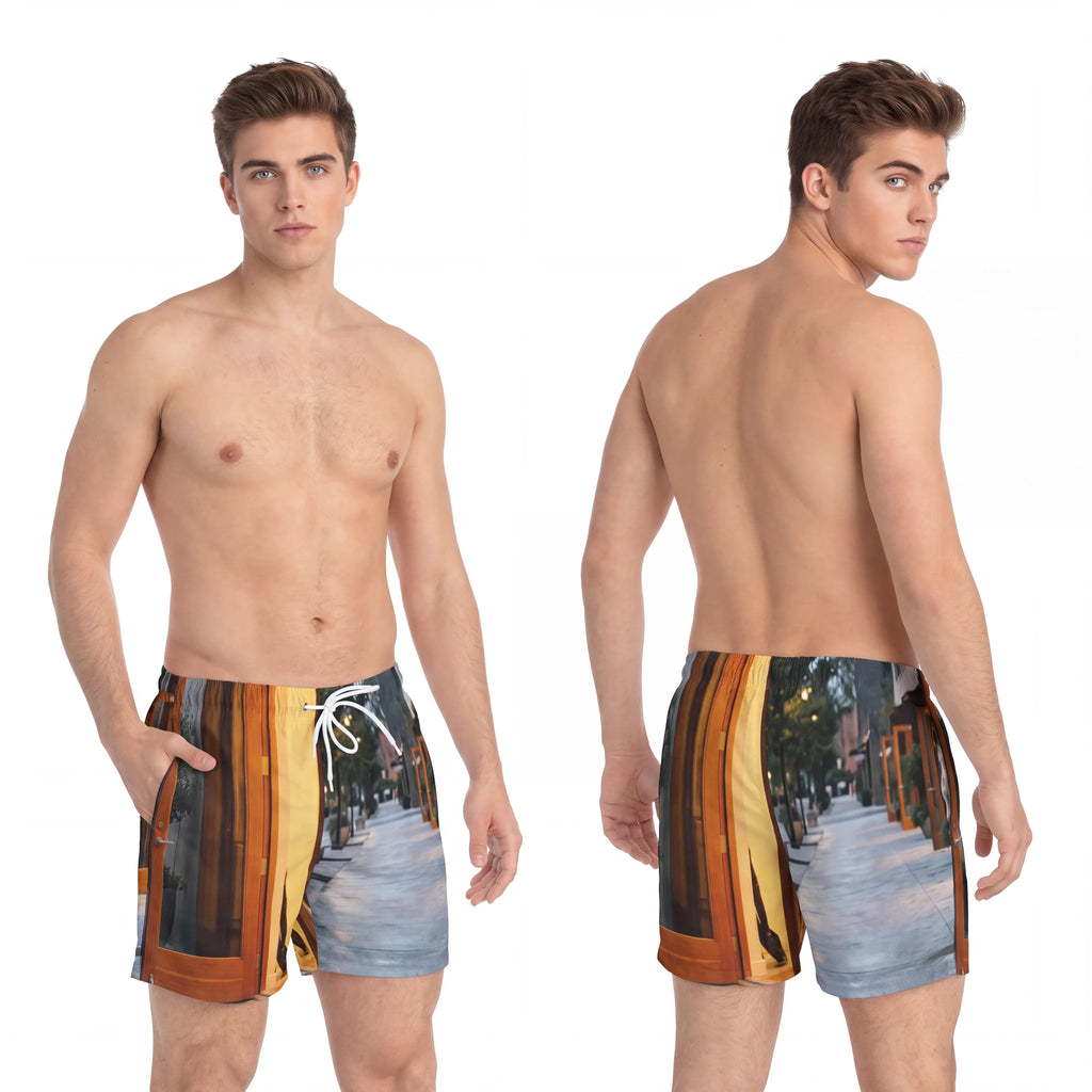 Swim Trunks - Twilight Promenade Beach Wear | Echovira...