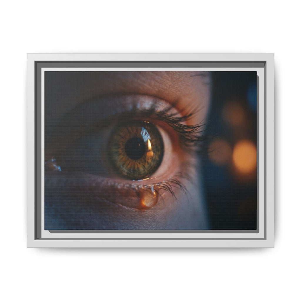 Framed Matte Canvas - Mystic Eye — White / 1.25"