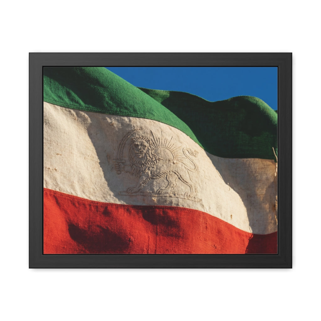 Framed Wall Art - Heritage Flag — Landscape