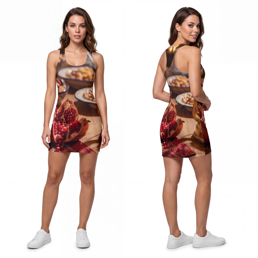 Women's Cut & Sew Racerback Dress - Amber Twilight Feast |...