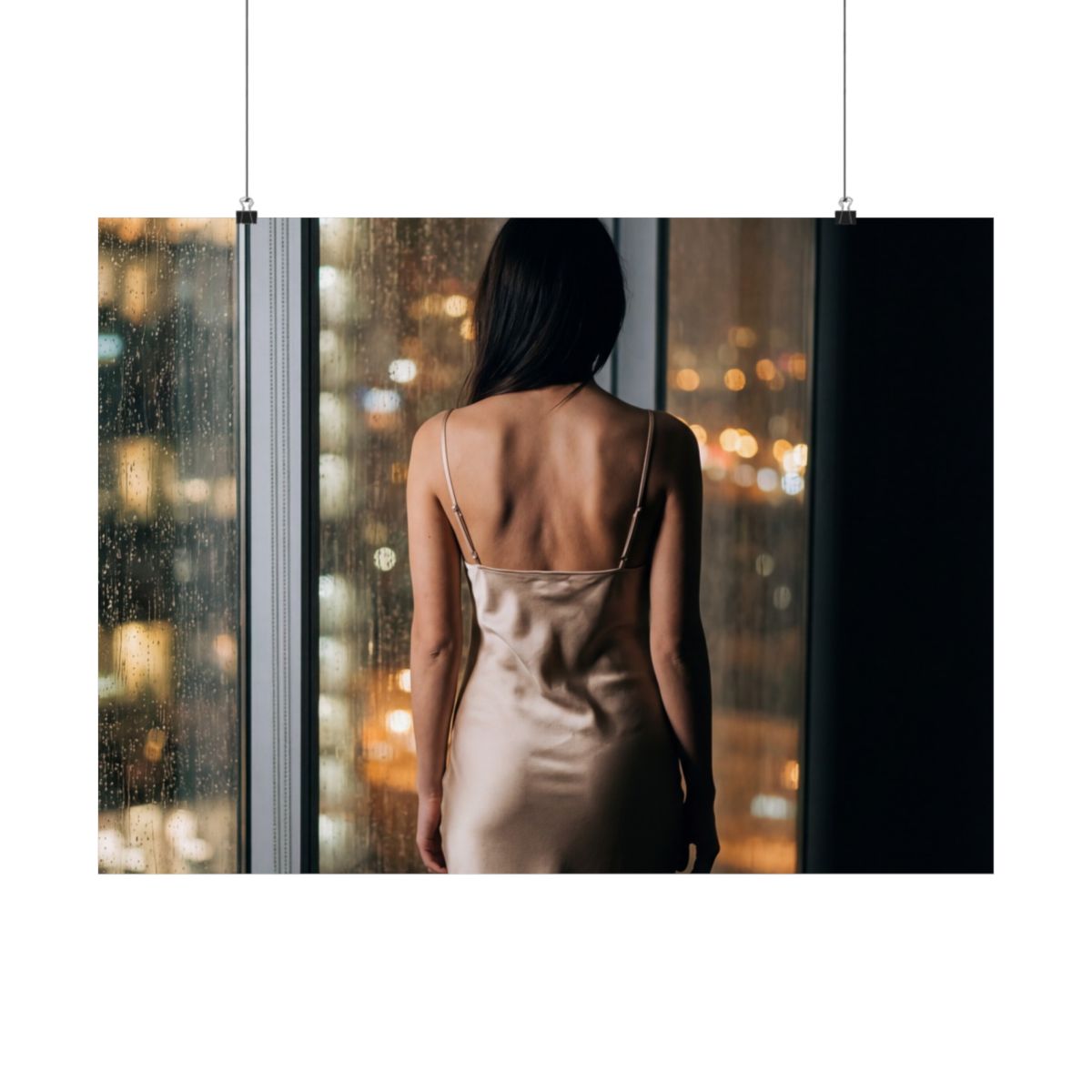 Matte Horizontal Posters - Midnight Reflections by Ella Farjad (10×8 & 54×36)