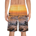 Men's Board Shorts - Majestic Ocean Dawn