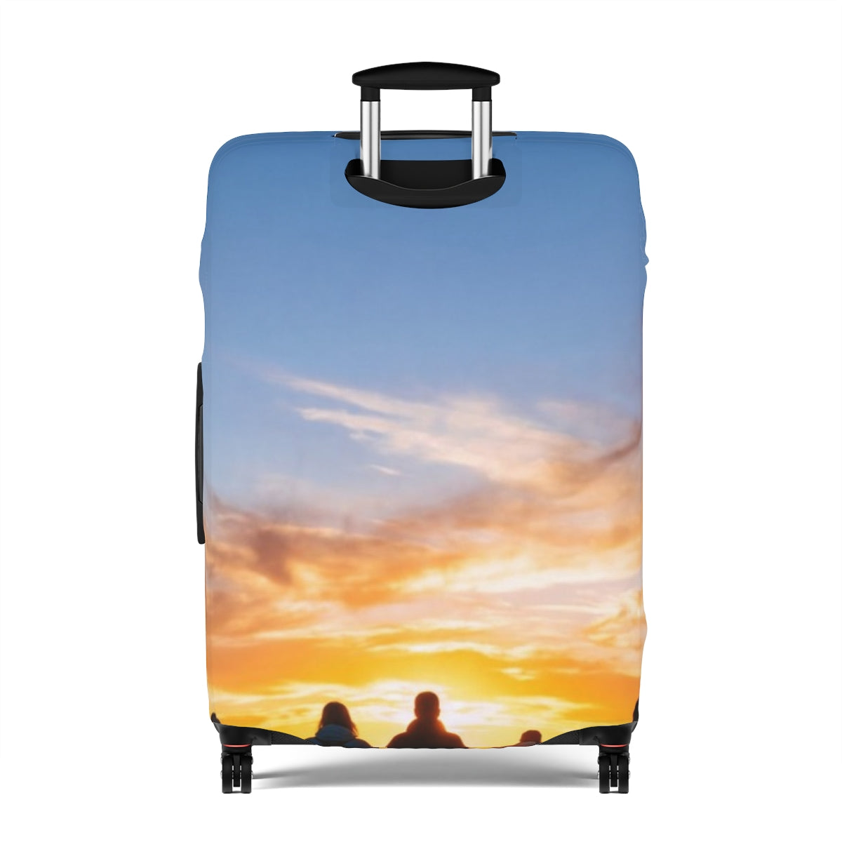Luggage Cover - Golden Hour Mountain | Echovira Gallery