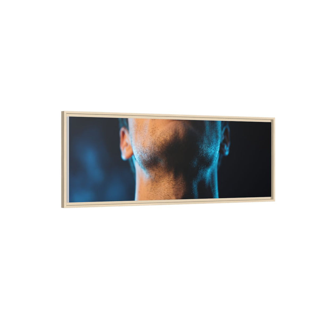 Framed Matte Canvas - Neon Noir
