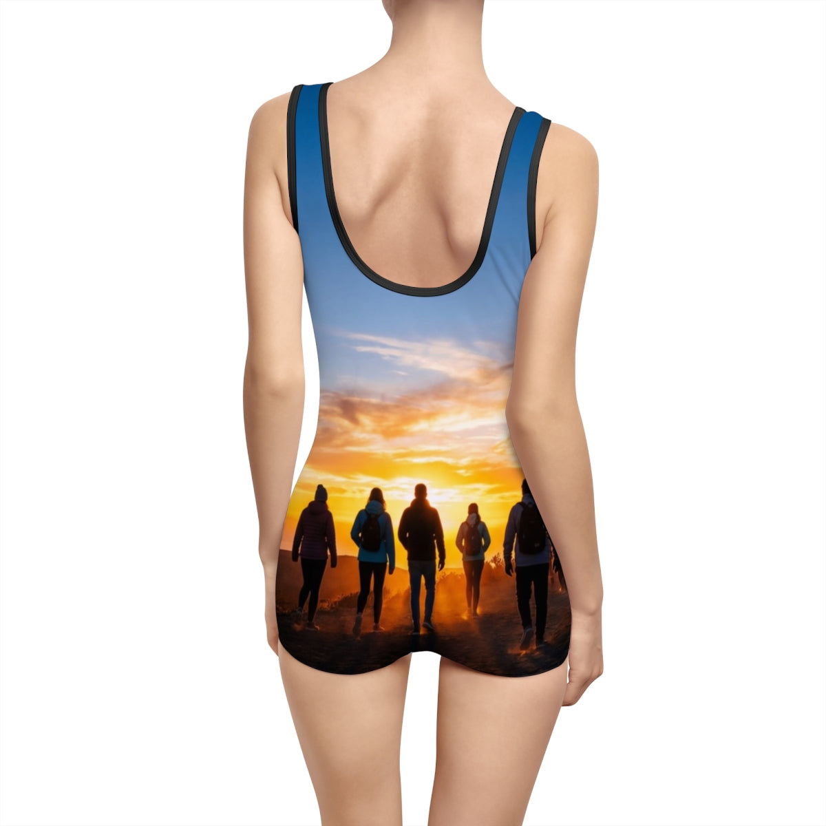 Women's Vintage Swimsuit - Golden Mountain Trail | Echovira...