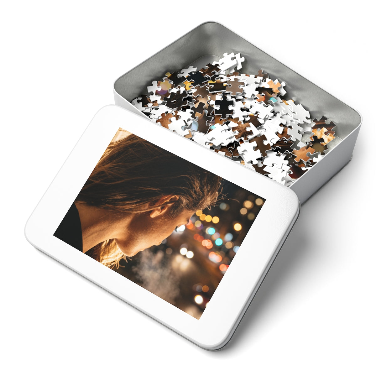 Jigsaw Puzzle with Tin - City Reverie (30, 110, 252, 500......