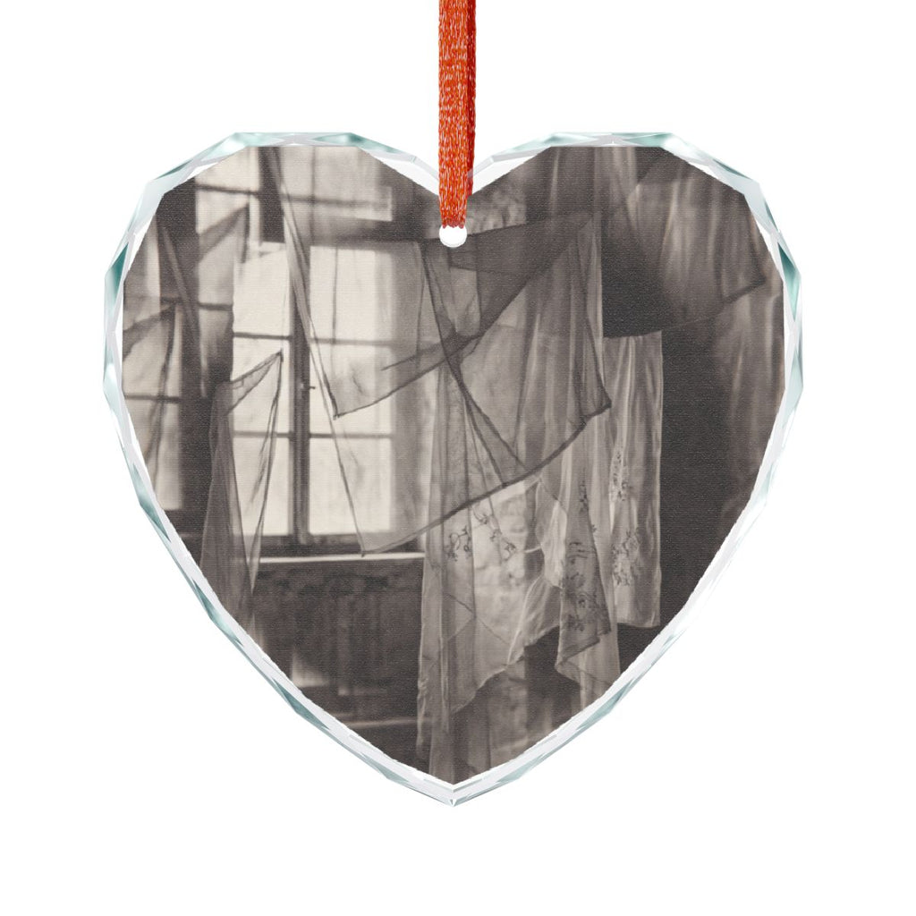 Crystal Glass Ornament - Spectral Veils | Echovira Gallery