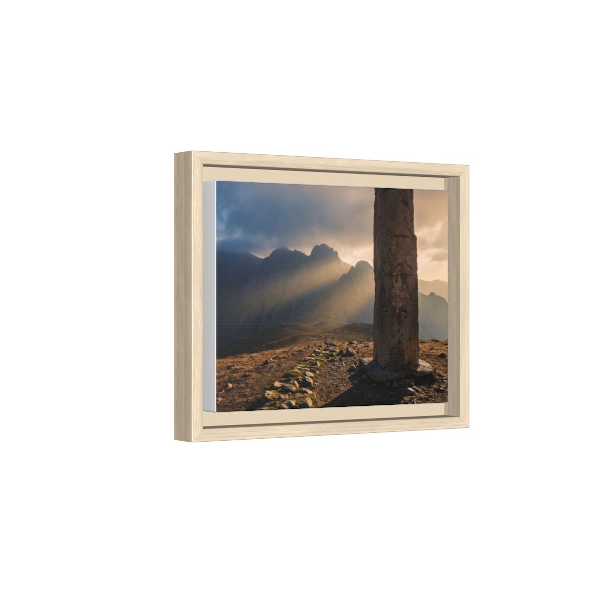 Framed Matte Canvas - Sun Peak