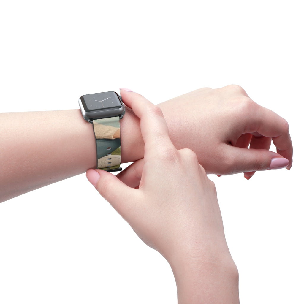 Apple Watch Band - Paper Forest Tales Woodland Sanctuary Art...