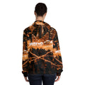 Women's Full-Zip Hoodie - Cozy Rooftop Skyline | Echovira...