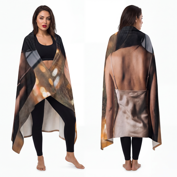Velveteen Blanket - Shimmering Rainy City