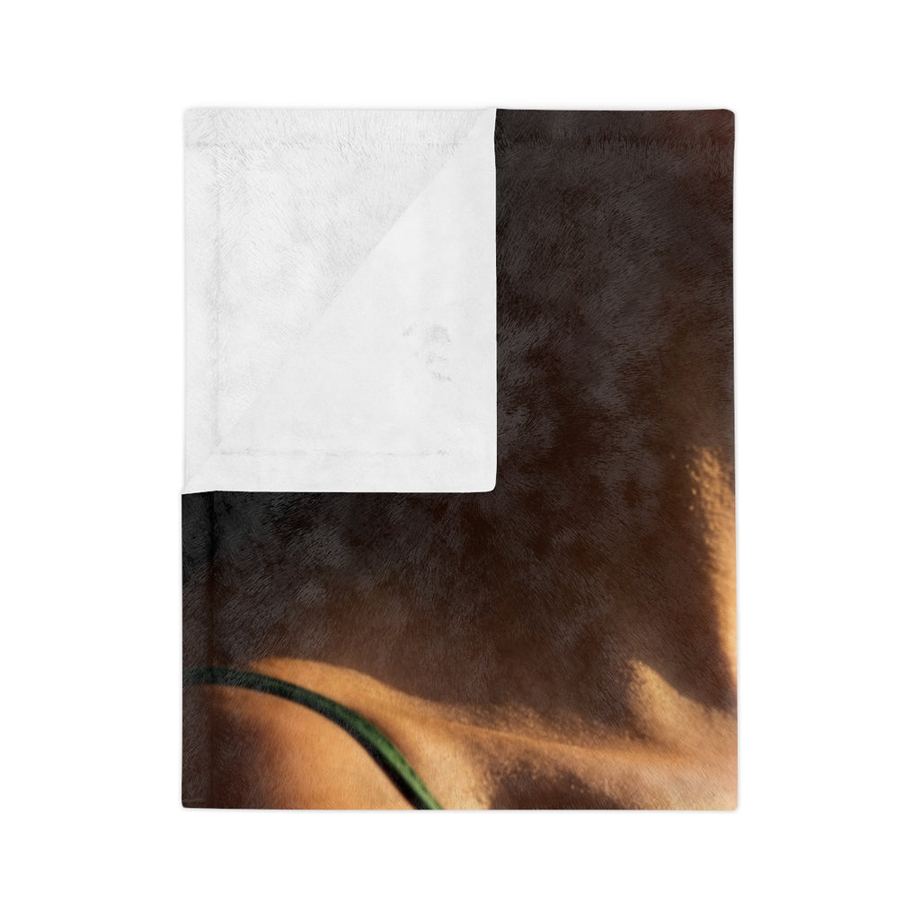 Velveteen Microfiber Blanket - Golden Comfort