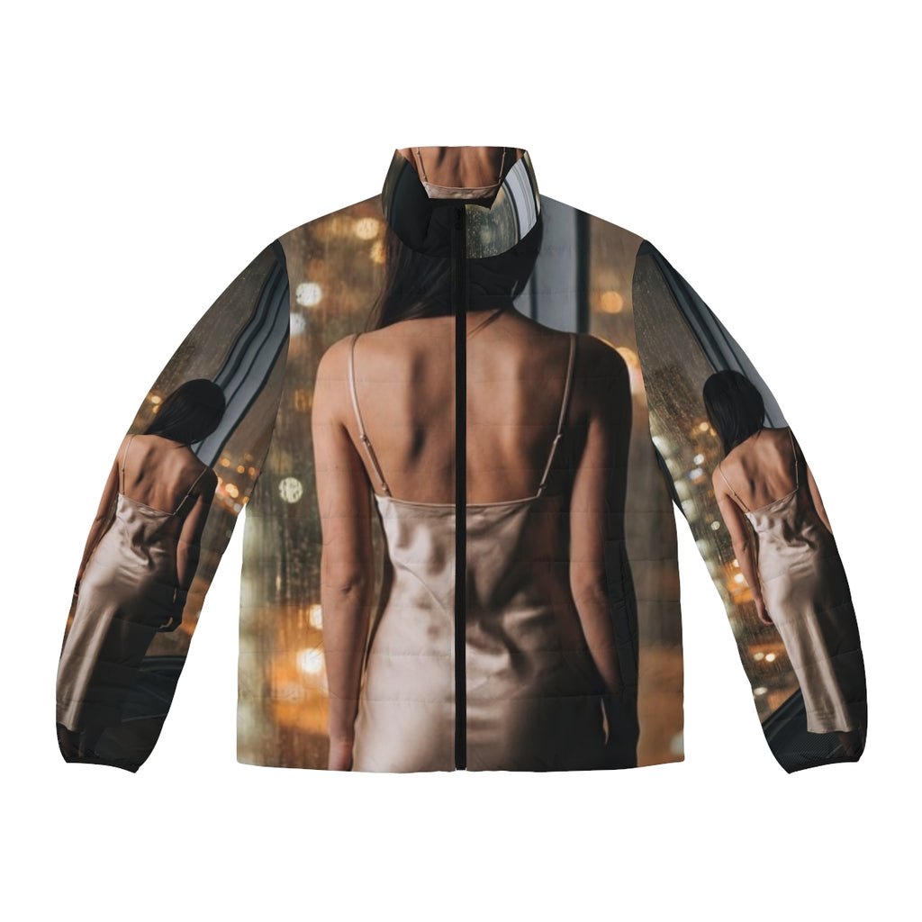Men's Puffer Jacket - Rainscape Glow Horizon | Echovira...