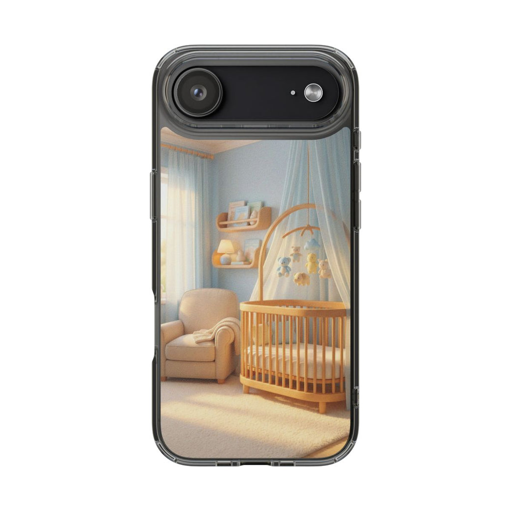 Clear Impact-Resistant Cases - Soft Blue Clear Phone Case...
