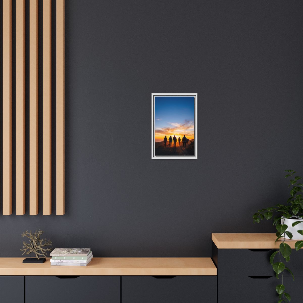 Matte Canvas, Framed - Epic Dawn Trek