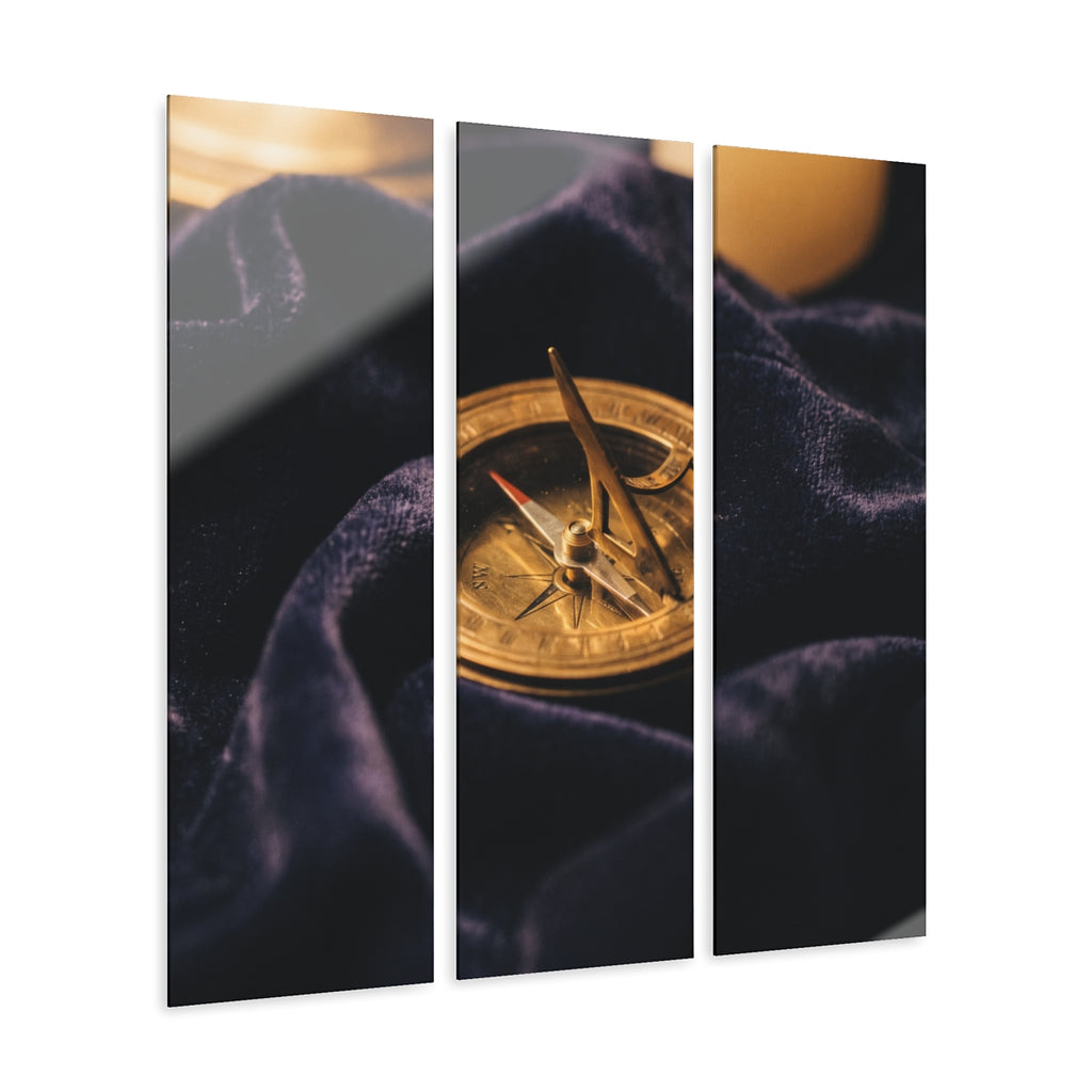 Sundial Compass Portrait Acrylic Print