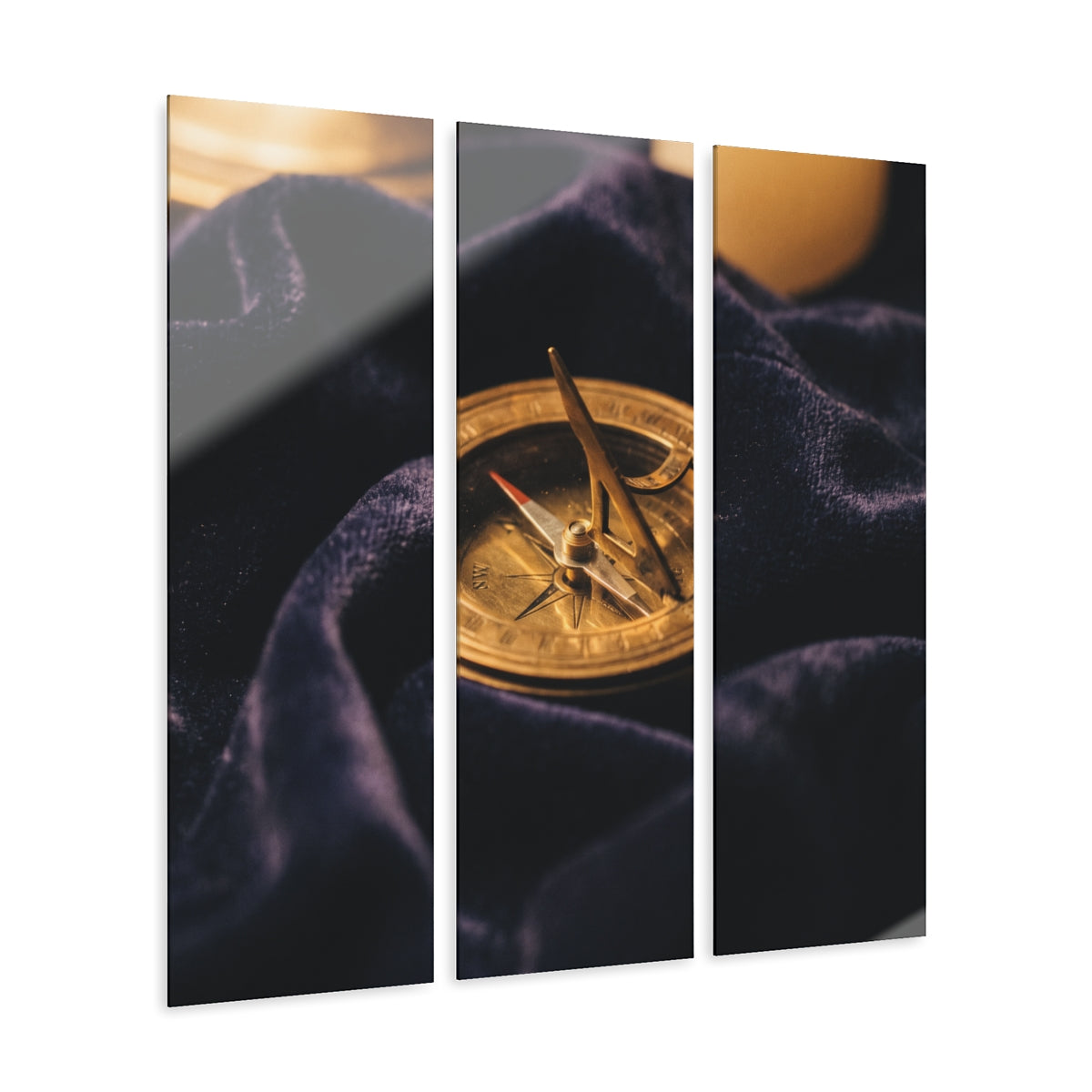 Sundial Compass Portrait Acrylic Print