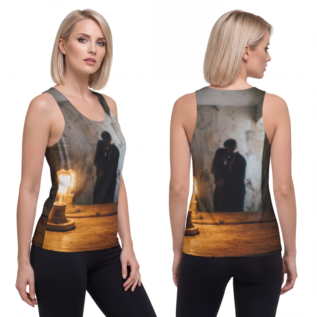 Unisex Tank Top - Shadowed Whispers Cozy Glow | Echovira...