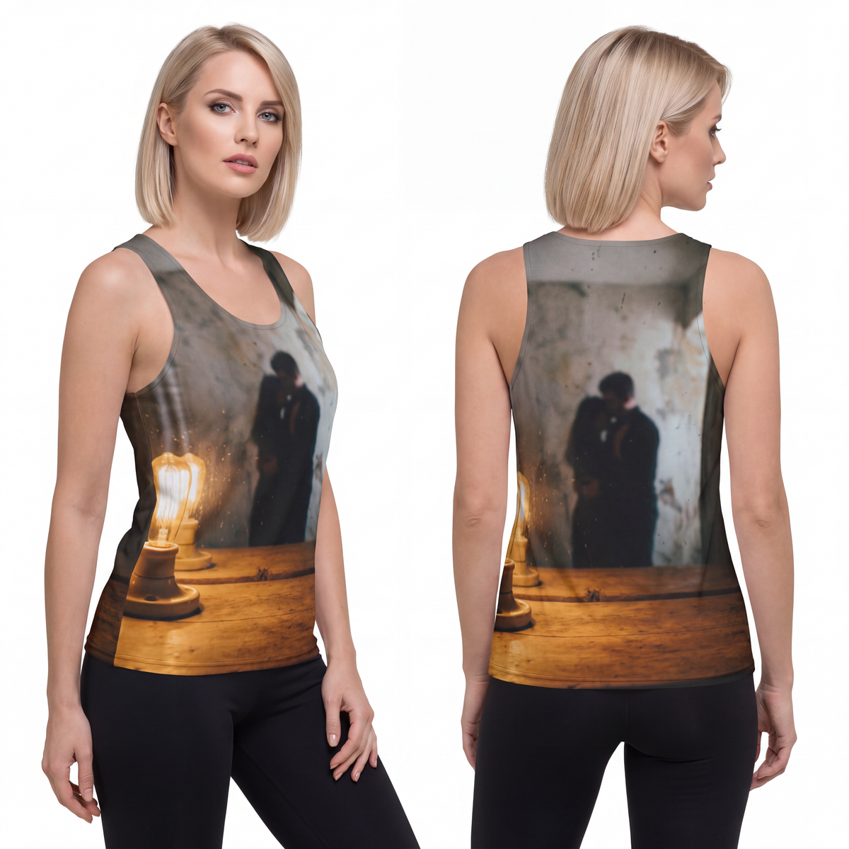 Unisex Tank Top - Shadowed Whispers Cozy Glow | Echovira...