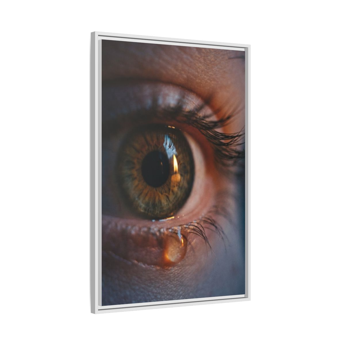 Matte Canvas, Framed - Luminous Tear