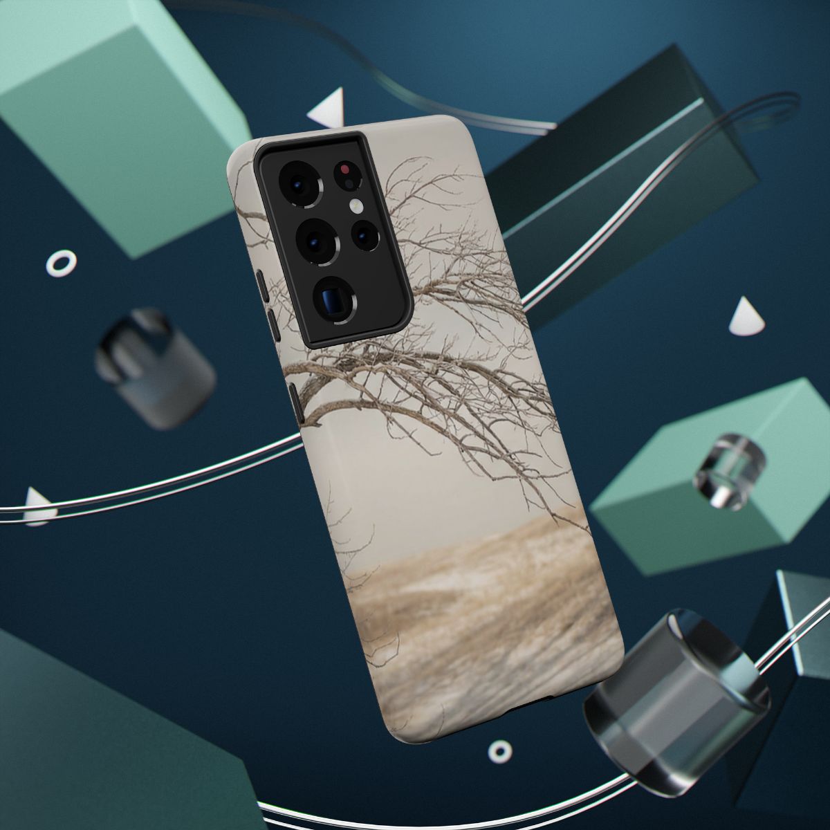 Impact-Resistant Cases - Tough Phone Case - Winter Tree Vibe