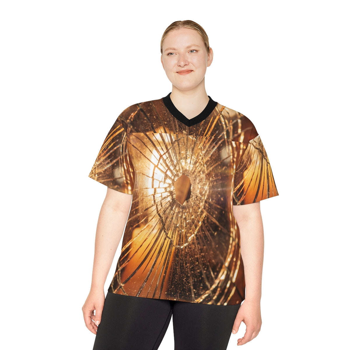 Unisex Football Jersey - Shattered Vibe