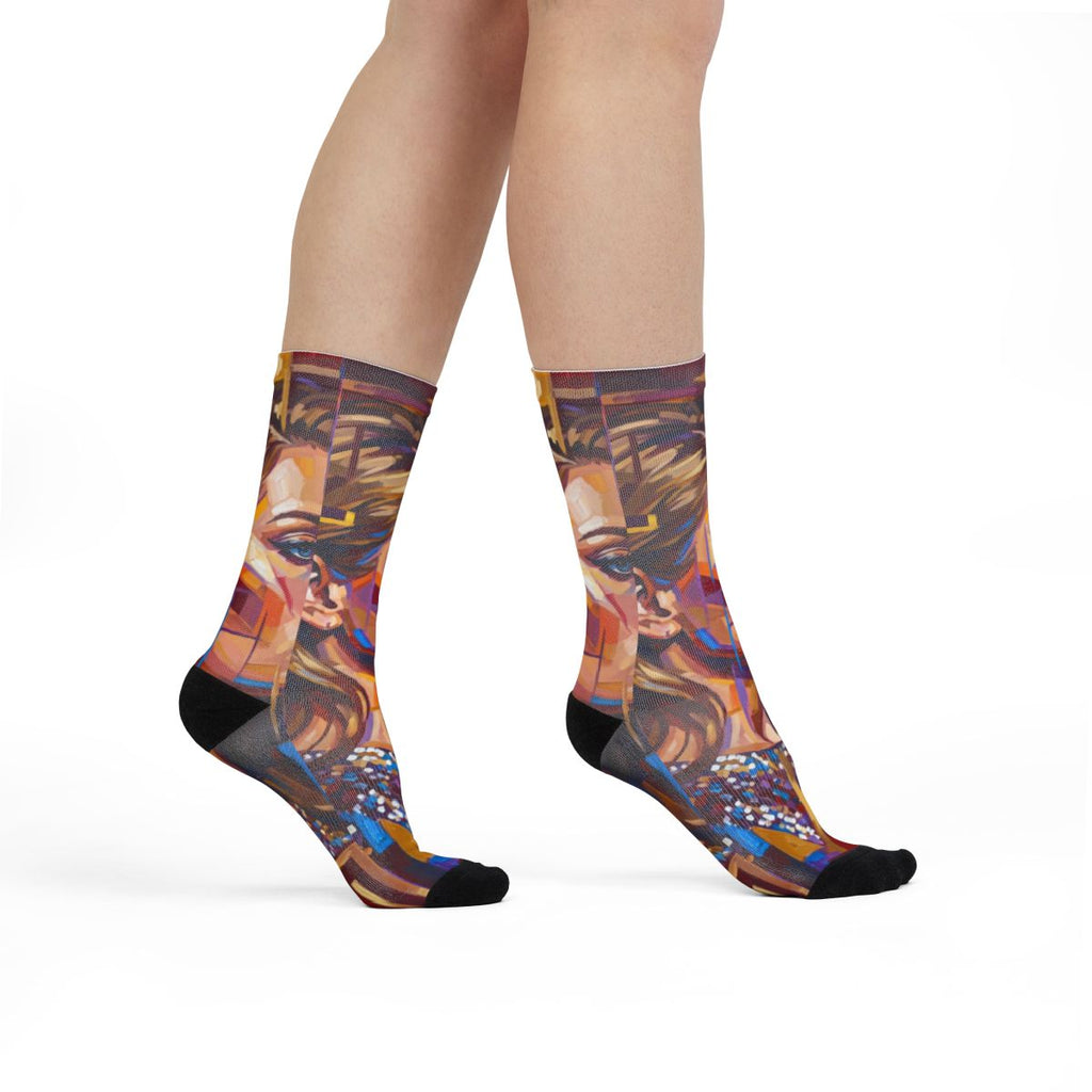 Sublimation Crew Socks - Shattered Elegance | Echovira...