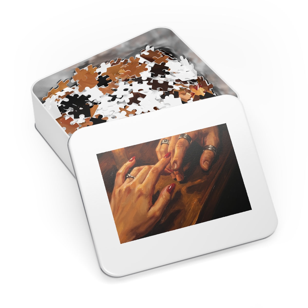 Jigsaw Puzzle with Tin - Candlelit Touch (30, 110, 252, 500...