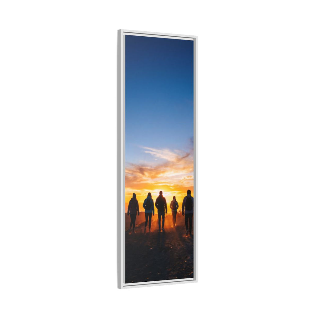 Matte Canvas, Framed - Epic Dawn Trek