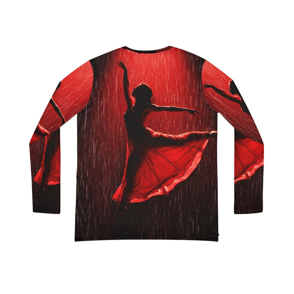 Women's Crimson Ballerina Rain V-Neck Shirt
