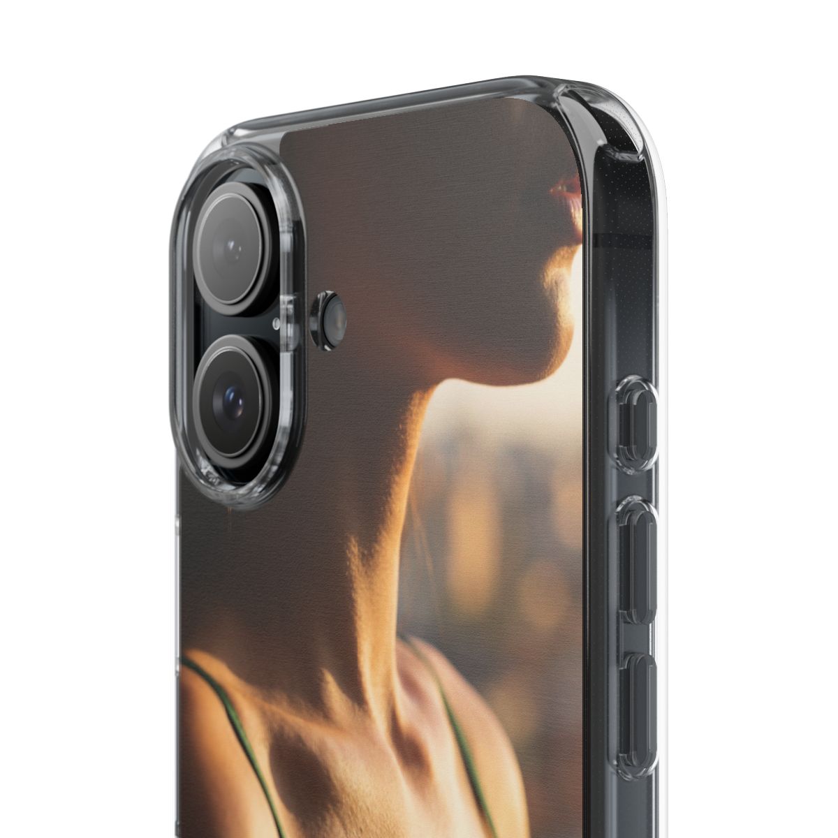 Clear Impact-Resistant Cases - Clear Phone Case - Emerald...