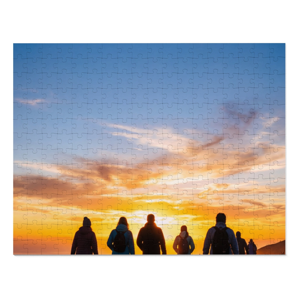 Jigsaw Puzzle with Tin - Epic Dawn Trek
