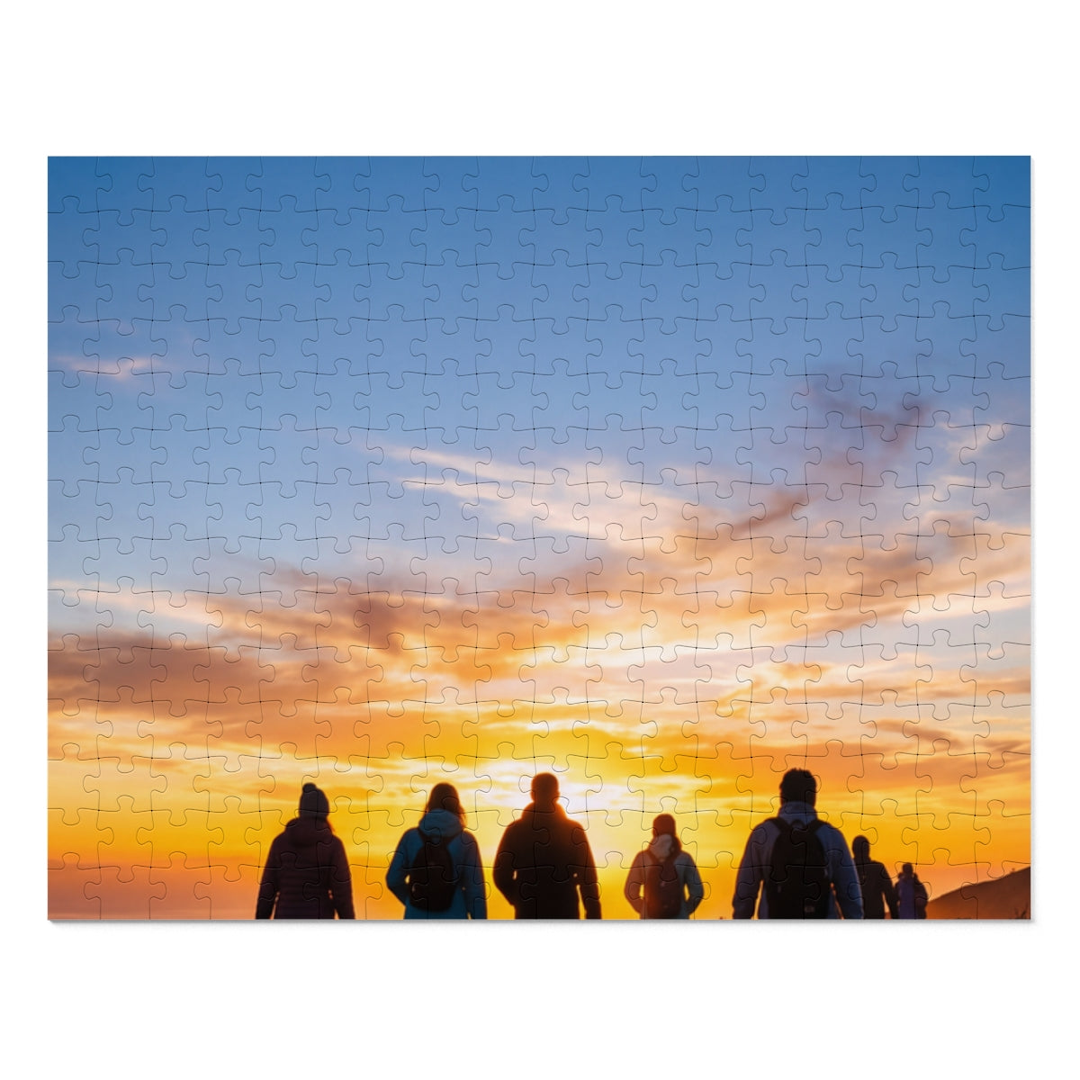 Jigsaw Puzzle with Tin - Epic Dawn Trek