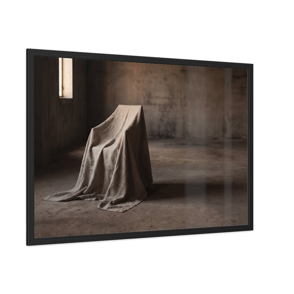Framed Posters - The Covered Chair Moody Fine Art... |...