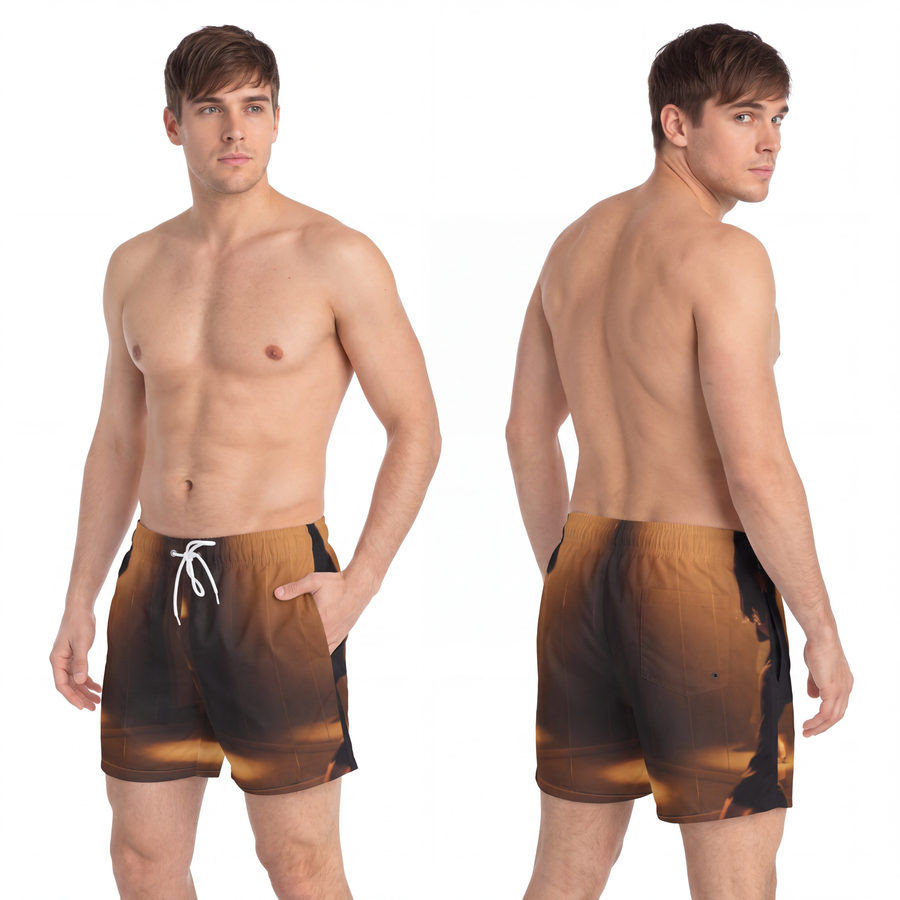 Golden Hour Tango Swim Trunks