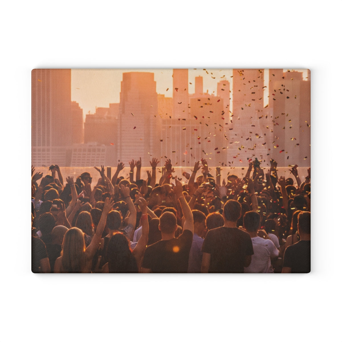 Glass Cutting Board - City Lights Festival | Echovira...