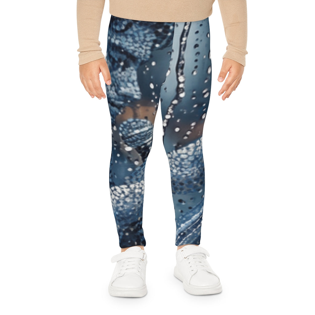 Kids Leggings with Rainy Street Musicians