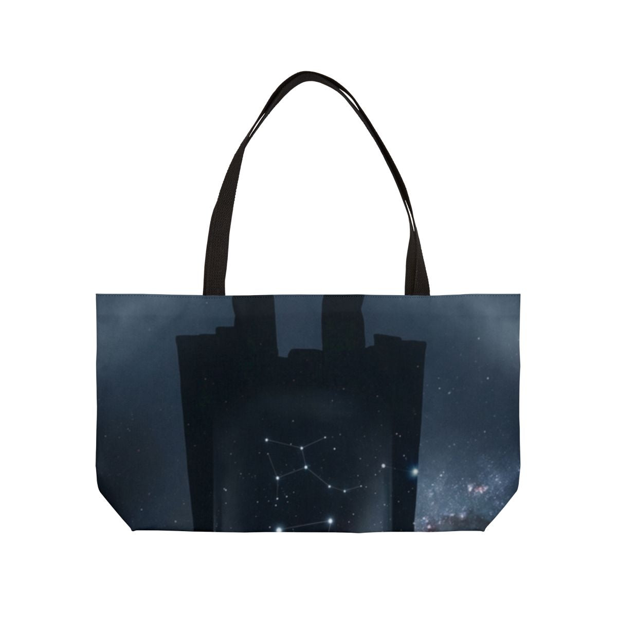 Weekender Tote Bag - Cosmic Sentinel Orion Constellation Art...
