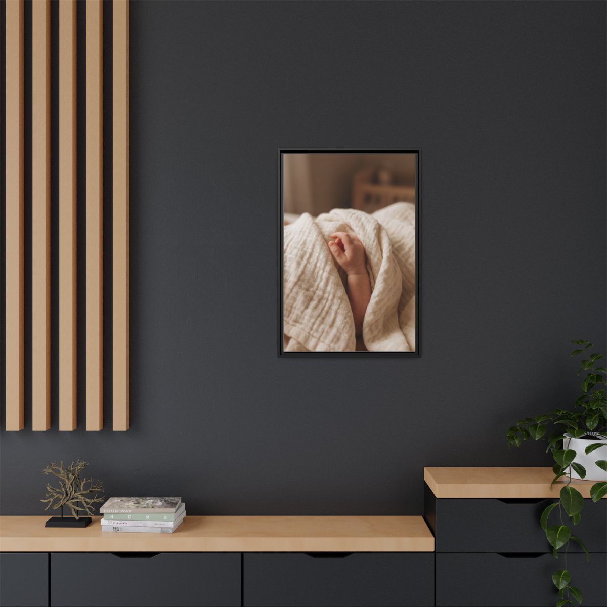 Framed Matte Canvas - Neutral Nursery