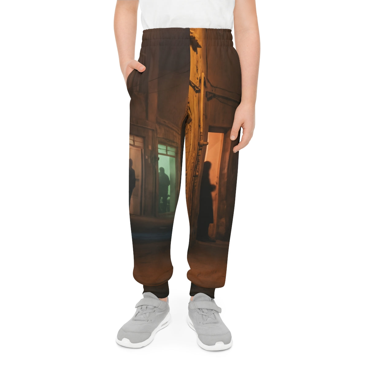 Youth Joggers - Midnight Shadows Alleyway Art | Echovira...