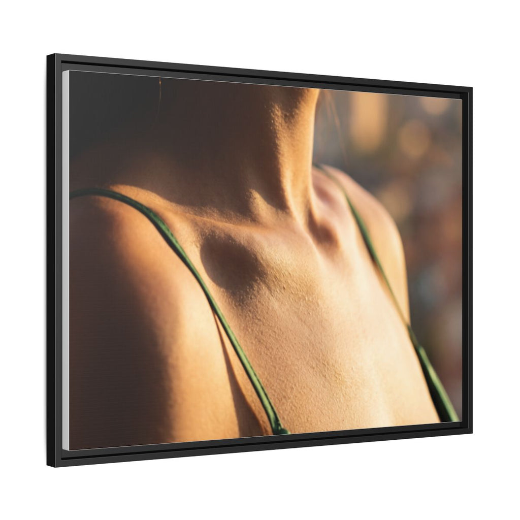 Matte Canvas Framed - Golden Hour Portrait — Black / 1.25"