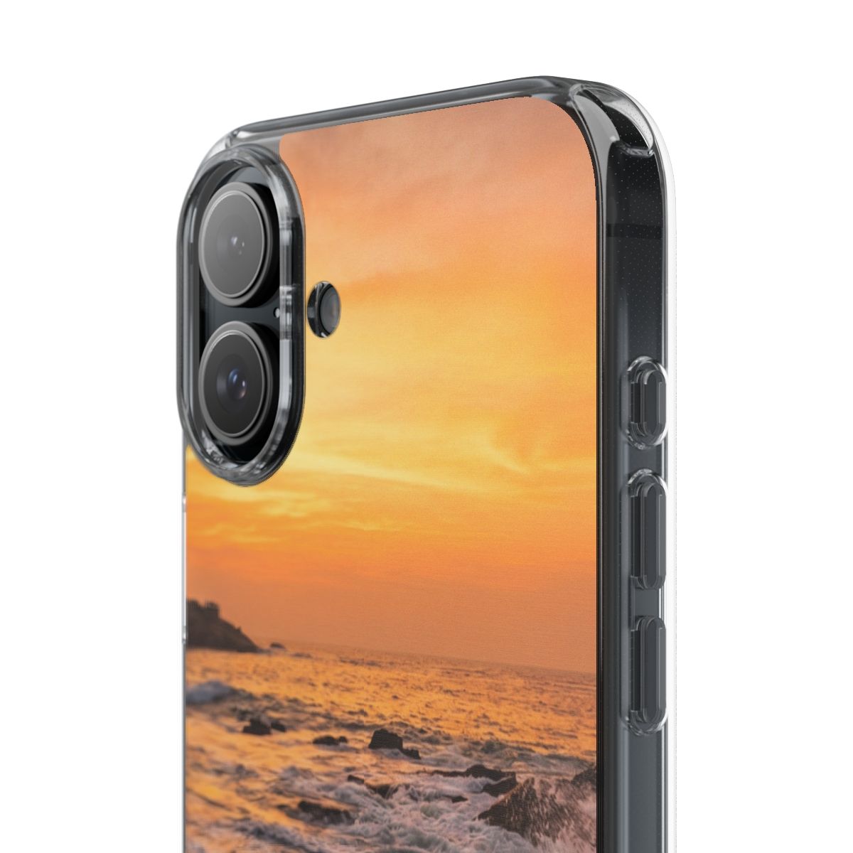 Clear Impact-Resistant Cases - Clear Phone Case - Sunset......