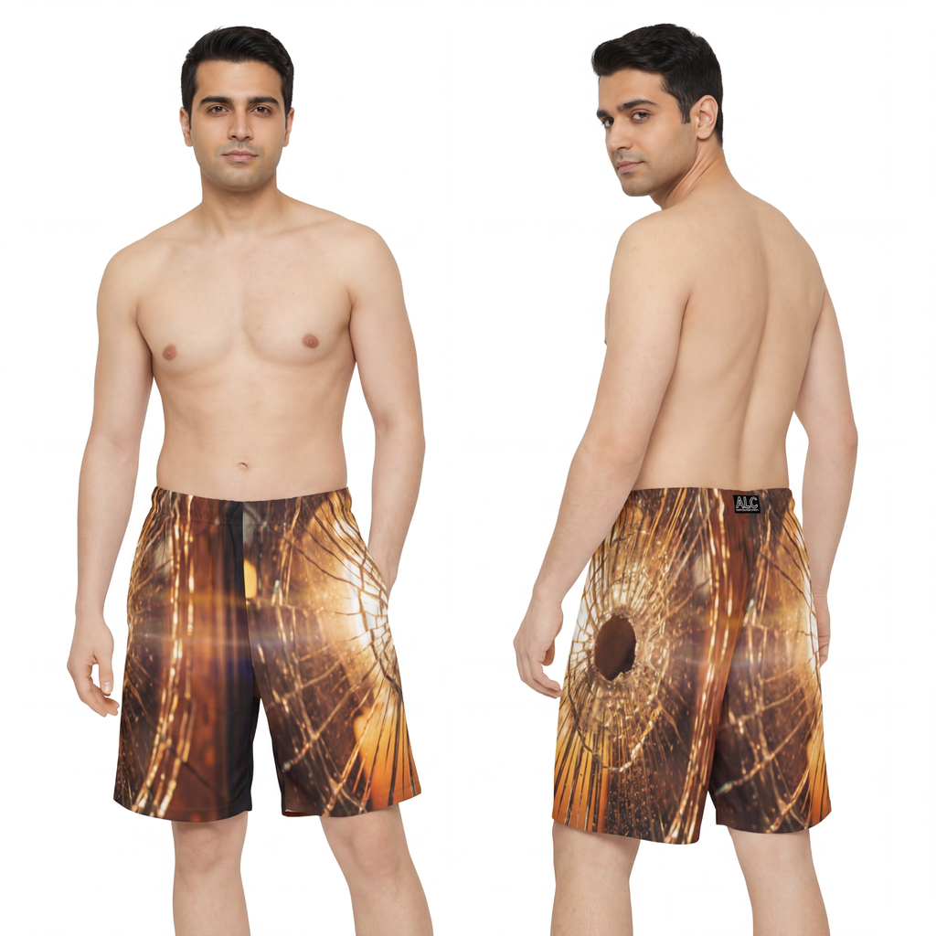Men's Sports Shorts - Shattered Light Active | Echovira...